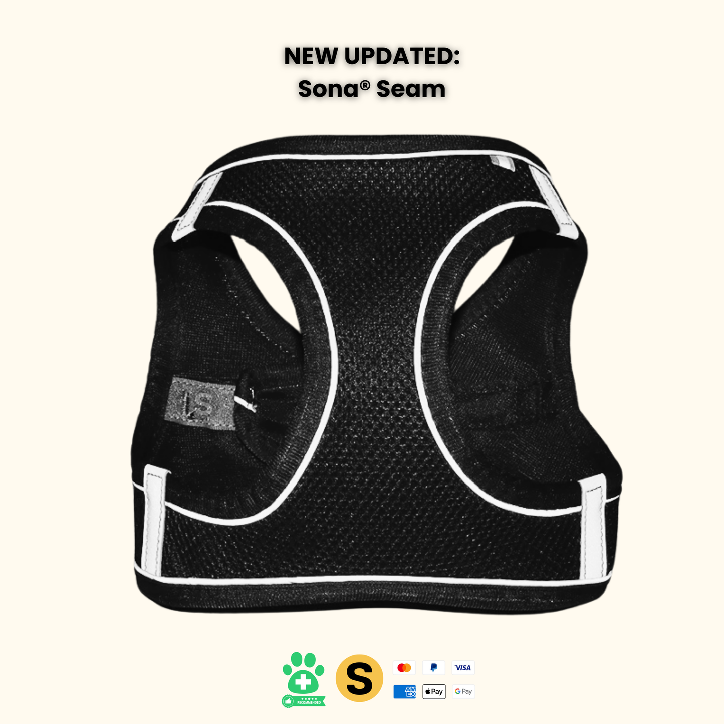 Adjustable, Breathable & No-Pull Harness Vest